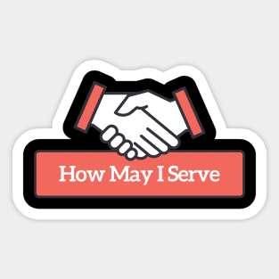 How may i serve Sticker